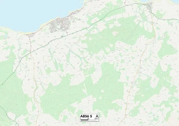 Moray AB56 5 Map