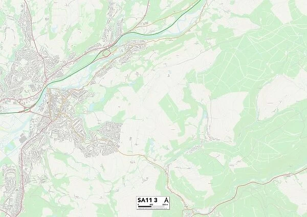Neath Port Talbot SA11 3 Map