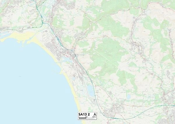 Neath Port Talbot SA13 2 Map