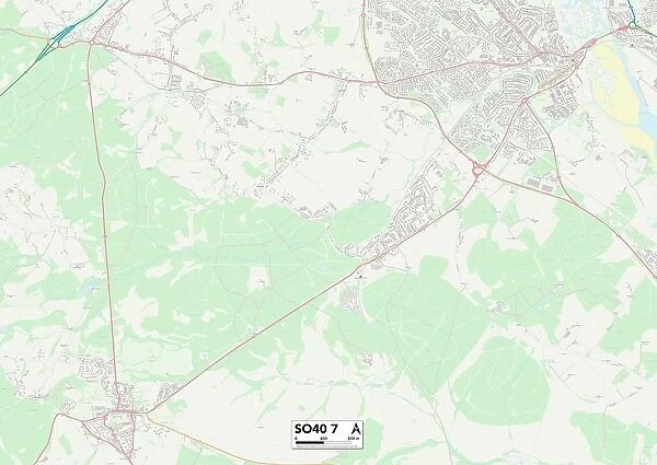 New Forest SO40 7 Map
