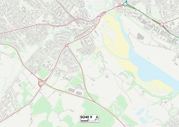 New Forest SO40 9 Map