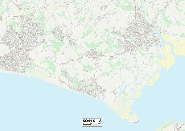 New Forest SO41 0 Map