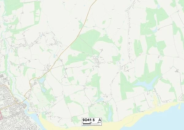 New Forest SO41 5 Map