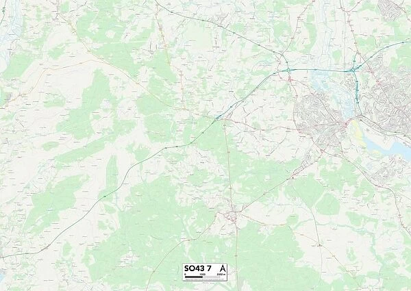 New Forest SO43 7 Map