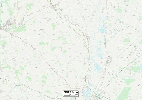 Newark and Sherwood NG23 6 Map