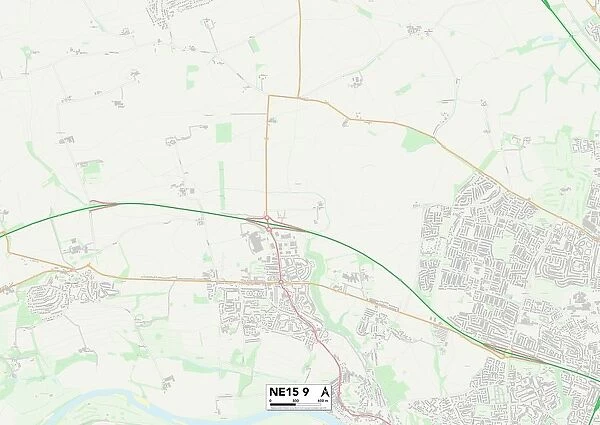 Newcastle NE15 9 Map