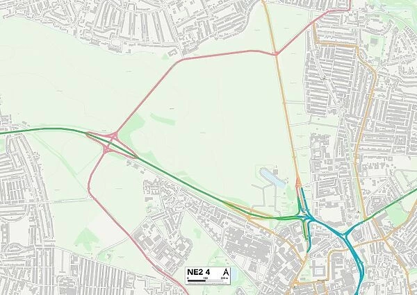 Newcastle NE2 4 Map