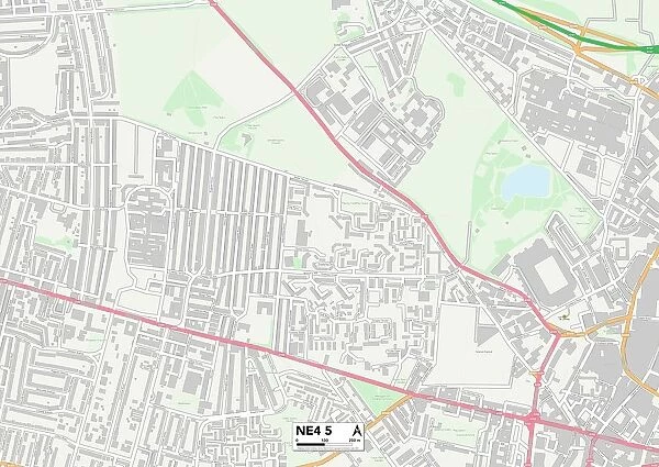 Newcastle NE4 5 Map