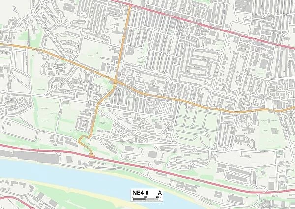 Newcastle NE4 8 Map