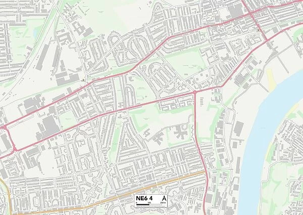 Newcastle NE6 4 Map