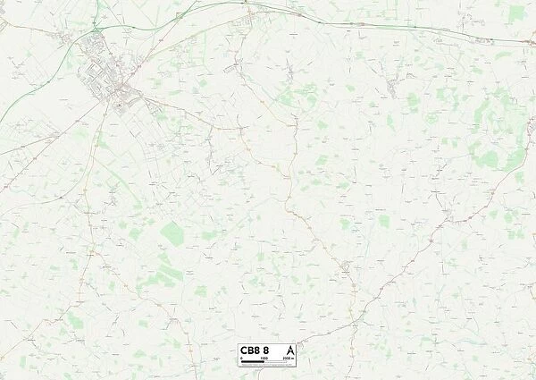 Newmarket CB8 8 Map