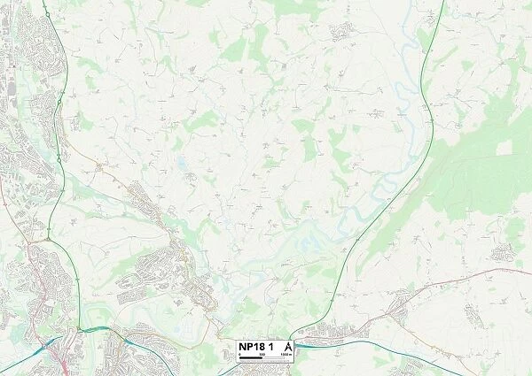 Newport NP18 1 Map