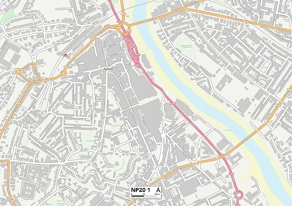 Newport NP20 1 Map