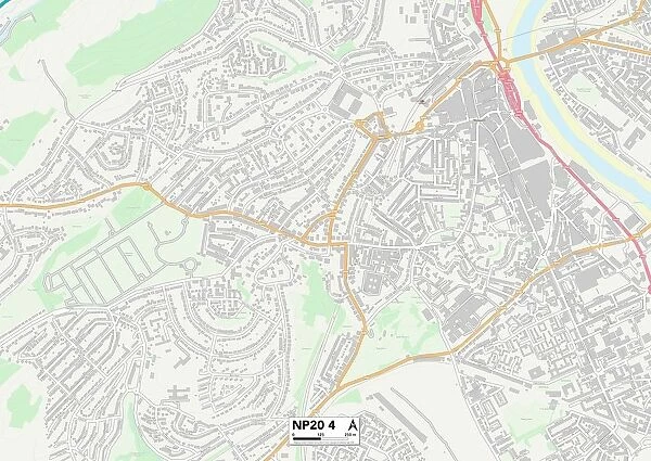 Newport NP20 4 Map