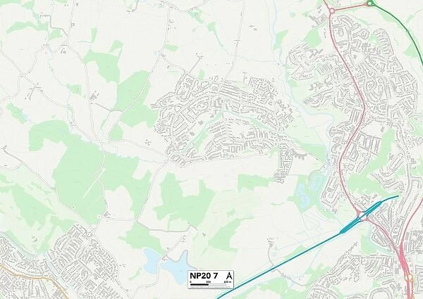 Newport NP20 7 Map