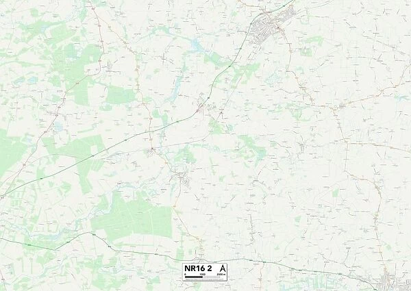 Norfolk NR16 2 Map