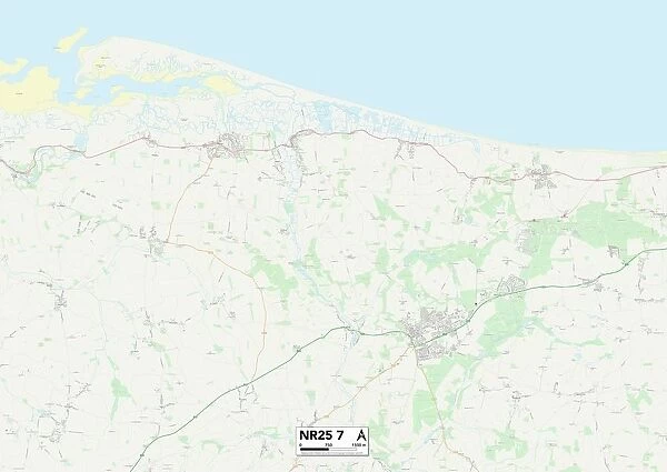 Norfolk NR25 7 Map