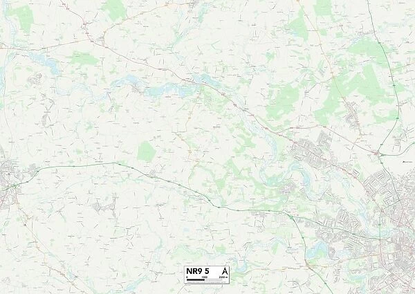 Norfolk NR9 5 Map