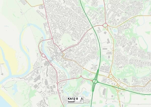 North Ayrshire KA12 0 Map