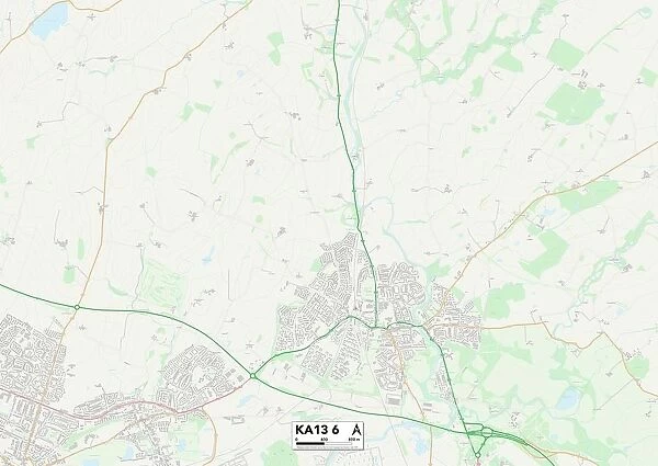 North Ayrshire KA13 6 Map