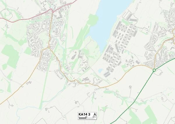 North Ayrshire KA14 3 Map