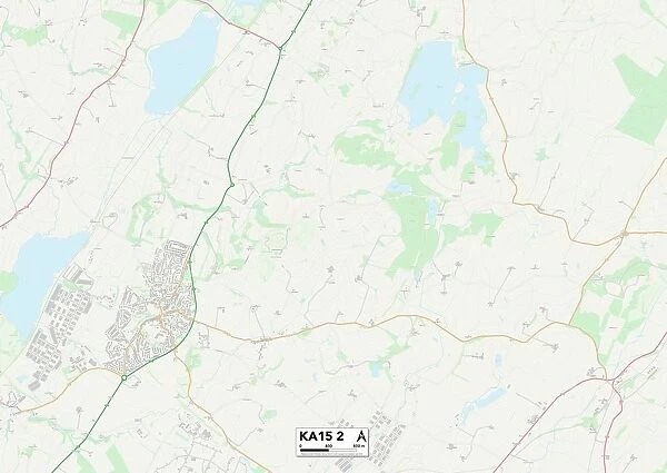 North Ayrshire KA15 2 Map