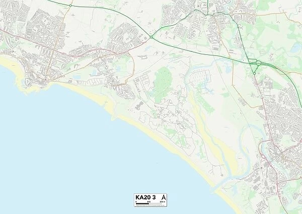 North Ayrshire KA20 3 Map