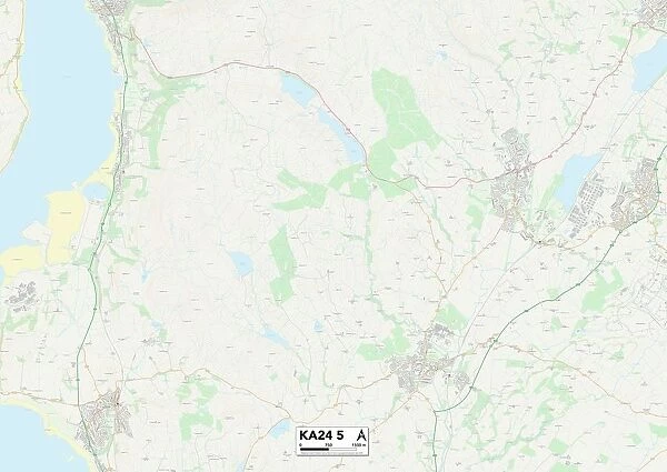 North Ayrshire KA24 5 Map