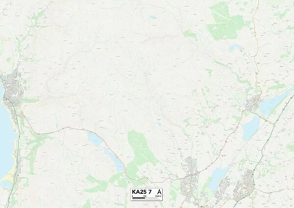 North Ayrshire KA25 7 Map