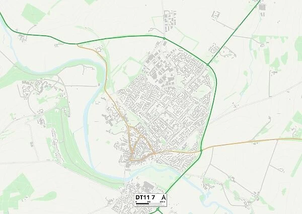 North Dorset DT11 7 Map