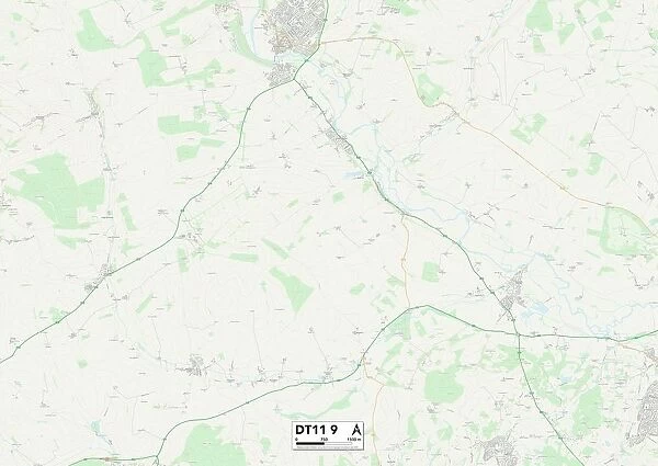North Dorset DT11 9 Map