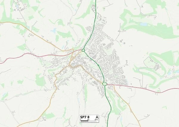 North Dorset SP7 8 Map