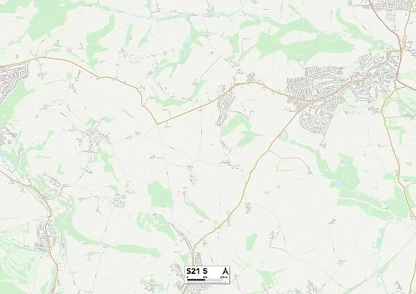 North East Derbyshire S21 5 Map