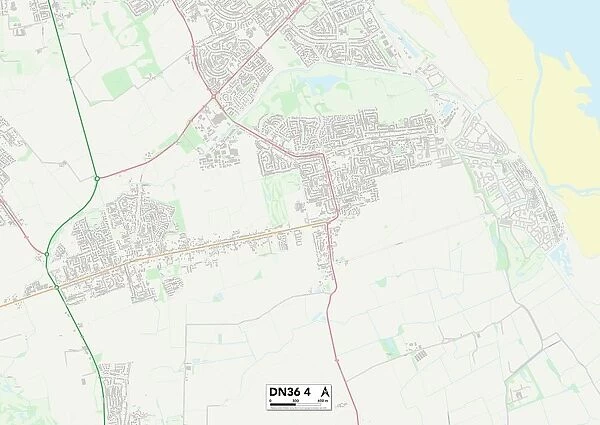North East Lincolnshire DN36 4 Map