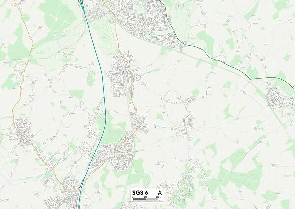 North Hertfordshire SG3 6 Map