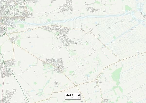 North Kesteven LN4 1 Map