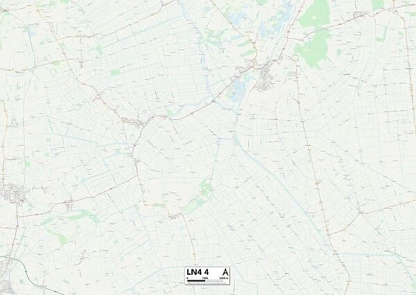 North Kesteven LN4 4 Map