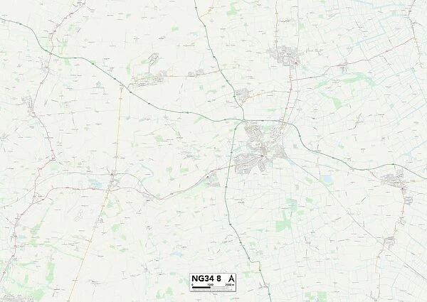 North Kesteven NG34 8 Map