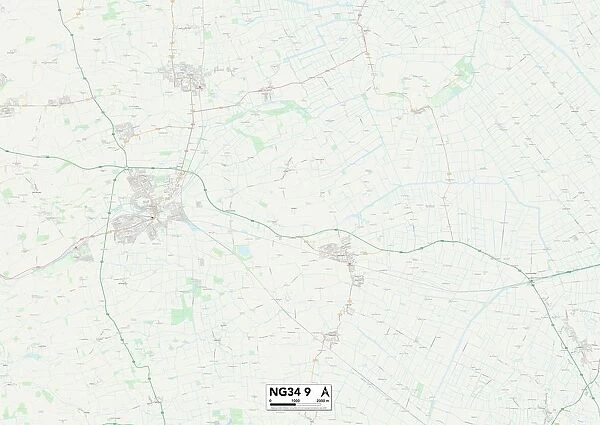 North Kesteven NG34 9 Map