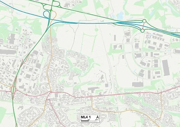 North Lanarkshire ML4 1 Map