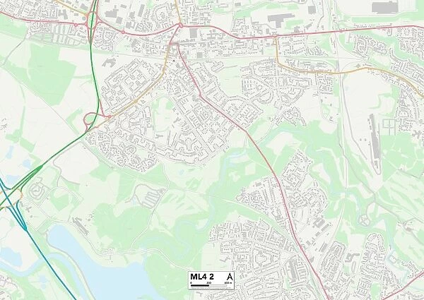North Lanarkshire ML4 2 Map