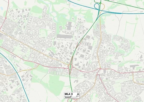 North Lanarkshire ML4 3 Map