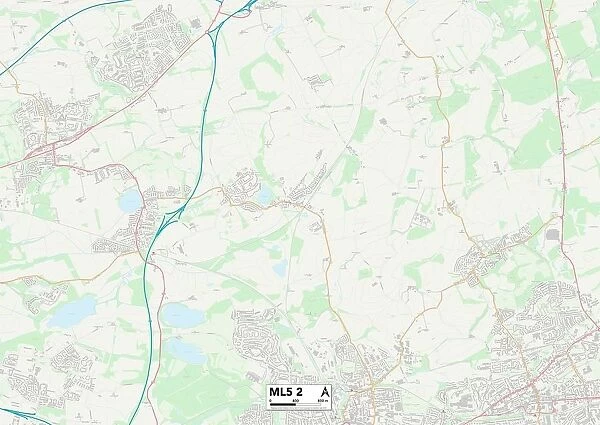 North Lanarkshire ML5 2 Map