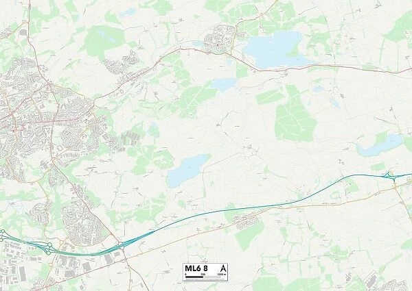 North Lanarkshire ML6 8 Map