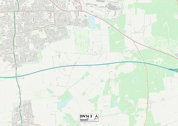 North Lincolnshire DN16 3 Map