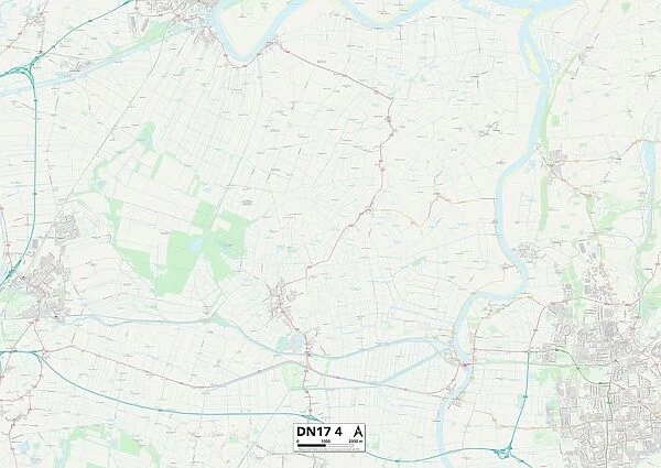 North Lincolnshire DN17 4 Map