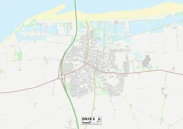 North Lincolnshire DN18 5 Map