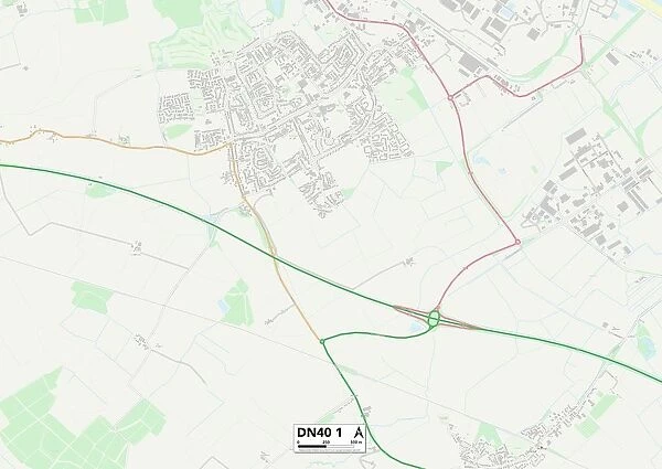 North Lincolnshire DN40 1 Map
