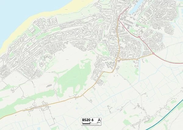 North Somerset BS20 6 Map