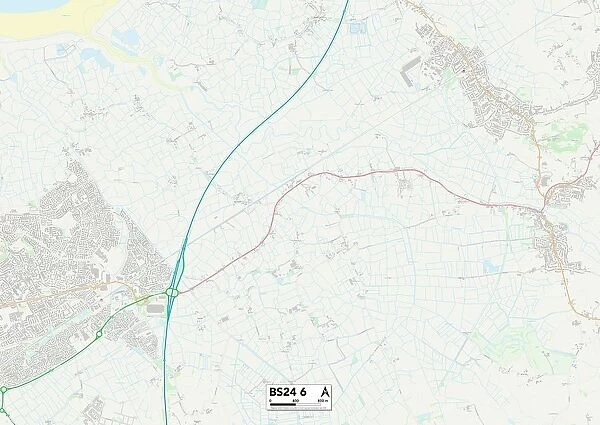 North Somerset BS24 6 Map